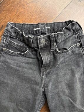 Old Navy Black Washed Relaxed Baggy Jeans